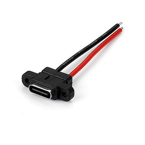 Câble de soudage femelle étanche de type C à <span class=keywords><strong>2</strong></span> broches avec trou de vis pour applications électroniques - Product Image 6