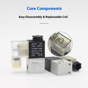 Вакуумный электромагнитный регулирующий клапан прямого действия с воздушным управлением 3V1-06 отрицательное давление 220 В катушка 24 В двухпозиционный двухсторонний - Product Image 2