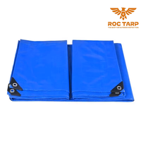 Bâche de voiture personnalisée, imperméable, respirante, enduite de PE, anti-UV, bleue