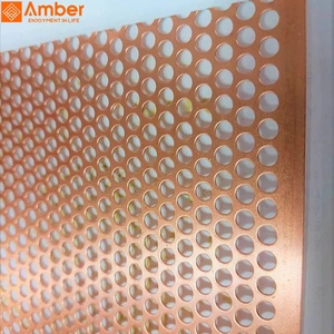 Lámina Metálica de Cobre Perforada Decorativa, Placa Perforada Personalizada para Barandillas de Escaleras Seguras - Product Image 2