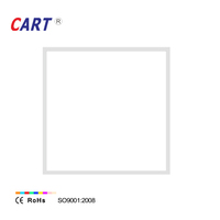 Panneau de lumière LED ultra mince CE RoHS 600x600 RGB + CCT carré Dimmable Led Panel Light 24v Dc pour la maison