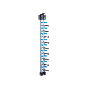 Portapiatti da parete con 12 ganci per organizzare i piatti e gli utensili in cucina, design verticale salvaspazio - Product Image 1