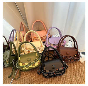 Nuevo Bolso de Hombro Horizontal de PU a Cuadros de Alta Gama para Mujer, Estilo Moderno - Product Image 3