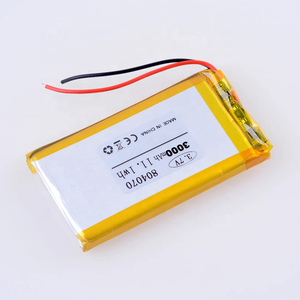 Batería Recargable de Iones de Litio Polímero de <span class=keywords><strong>3</strong></span>.7V y 3000mAh, Modelo 804070, para Tablet, Banco de Energía, Altavoz, Reproductor MP4, T146 - Product Image 1