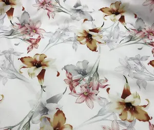 Özel Tasarımlar Çalışabilir Çin Fabrikası Toptan Dijital Baskı Polyester Elbise Kumaş