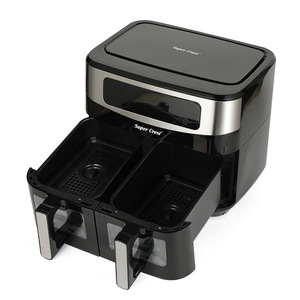Friteuse électrique domestique intelligente double cuvette 12L, multifonctionnelle, sans huile, sans huile, RV domestique - Product Image 3