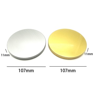 Tapa de Metal Dorada Personalizada de 107 mm, Tapa Redonda de Lujo para Frascos de Vidrio, Tapa de Hojalata Plateada para Frascos de Velas - Product Image 6