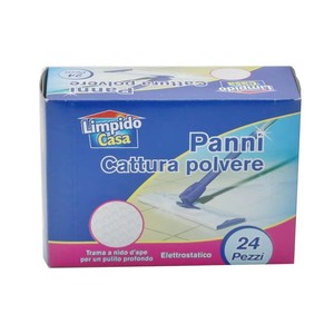 Chiffon de dépoussiérage électrostatique sans peluches 100 % polyester non tissé, lingettes écologiques pour sols en bois et meubles en cuir - Product Image 2