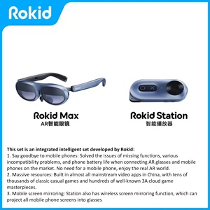 Lentes Inteligentes 3D AR Rokid Max, Dispositivo <span class=keywords><strong>de</strong></span> Visualización con Pantalla MAX, Asistente <span class=keywords><strong>de</strong></span> IA, Altavoz, Batería <span class=keywords><strong>de</strong></span> 5000 mAh, Compatible con Teléfonos, <span class=keywords><strong>VR</strong></span>, <span class=keywords><strong>PS5</strong></span>/XBOX - Product Image 4