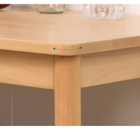 Salon 2 couches Table basse Snack Tables d'extrémité Table Console en bois avec étagère de rangement pour bureau à domicile