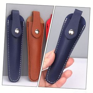 Pu Leather Sheath Durable Scissors Protective Covers Scissor Sleeve for Barber Gift - Product Image 5