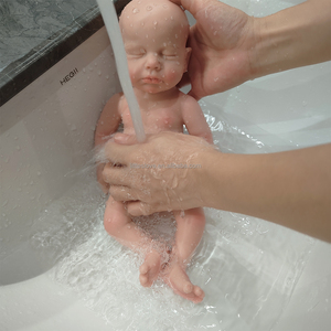 <span class=keywords><strong>Loulou</strong></span> ตุ๊กตาทารกแรกเกิดขนาด13นิ้วทำจากซิลิโคนแพลตตินัมพิมพ์ลายทั้งตัวแล้วของขวัญสำหรับทารกแรกเกิด - Product Image 4