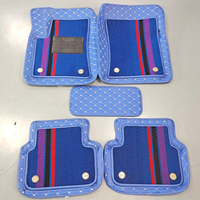 Muchkey Accessoires Auto Fashion Tapis de pied universel antidérapant imperméable à l'eau double couche de cuir Tapis de voiture personnalisés Tapis de sol