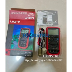 Multímetro Digital de Pinza UNI-T UT207 con Pantalla LCD, Medidor de Frecuencia, Voltímetro AC/DC, Amperímetro, Probador de Resistencia, True RMS - Product Image 1