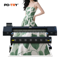 Impresora de Sublimación de Tinta PO-TRY I3200 para Ropa y Textiles, Plotter de Alta Precisión, Automática, Nueva, 1 Año de Garantía