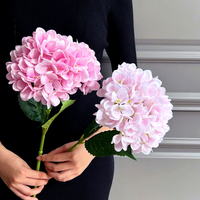 Bunga Hydrangea Buatan 68*16 cm Kualitas Tinggi, Sentuhan Realistis, Tangkai Tunggal, Mirip Asli