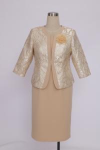 Squisita chiesa <span class=keywords><strong>elegante</strong></span> abito Flora due pezzi <span class=keywords><strong>tuta</strong></span> da chiesa per le donne taglie forti - Product Image 3