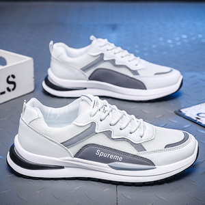 Zapatos Deportivos Casuales <span class=keywords><strong>de</strong></span> Verano para Hombre, Nuevos Zapatos Deportivos Transpirables <span class=keywords><strong>de</strong></span> Malla Estilo Forrest Gump, Zapatos <span class=keywords><strong>de</strong></span> Plataforma Blancos que Combinan con Todo, Tendencia <span class=keywords><strong>de</strong></span> <span class=keywords><strong>Moda</strong></span> - Product Image 4