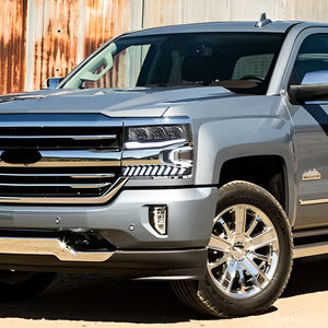 Phares LED automatiques <span class=keywords><strong>Chevrolet</strong></span> <span class=keywords><strong>Silverado</strong></span> <span class=keywords><strong>2500</strong></span> 2016-2018 100W avec lentille de projecteur dynamique, kit de mise à niveau et accessoires pour voiture - Product Image 4