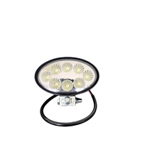 KaiHua KH-D Oval 8LED Arbeitsleuchte 12V 24V Hochleistungs-Flutlicht-Scheinwerfer für Lader, Bagger, LKW, Traktor, Offroad