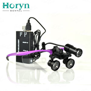 مكبر أسنان من الألومنيوم بقوة 5 واط مع تركيز تلقائي وإضاءة مكبرة للأسنان مع عدسة مكبرة ثنائية العينين ممتدة لأطباء الأسنان - Product Image 6