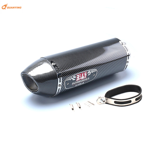 Tubo de <span class=keywords><strong>Escape</strong></span> Modificado <span class=keywords><strong>Yoshimura</strong></span> R77 para Motocicleta, Sección Trasera de Fibra de Carbono Completa para MT07 R3 GSX250R Kawasaki - Product Image 6