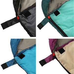 Sac de couchage d'<span class=keywords><strong>été</strong></span> unisexe confortable en coton rembourré, imperméable en polyester, longueur standard pour adultes et enfants, pour temps froid - Product Image 3