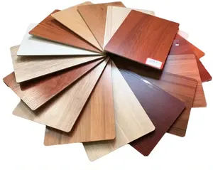 Uniform Thickness 15mm 16mm 18mm Uv Melamine Mdf Board Pre Laminated Mdf Board Wood Grain Mdf Board