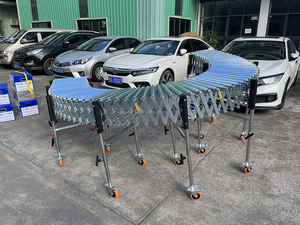 Malzeme Portage makaralı konveyör için NaiLi fabrika fiyat elektriksiz makaralı konveyör esnek teleskopik konveyör - Product Image 4