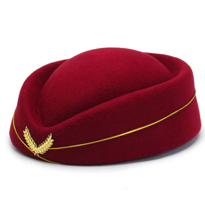 Sombrero de Senderismo, Boina de Azafata, Sombrero para Mujeres Azafatas, Gorra de Uniforme Formal para Fiesta, Accesorio de Disfraz, Sombreros de Fiesta, Disfraz - Product Image 2