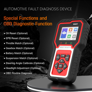 Nuevo producto M601D incorporado 40000 + DTC múltiple función de diagnóstico <span class=keywords><strong>OBD2</strong></span> especial lector de código de escáner de diagnóstico de coche Universal - Product Image 3