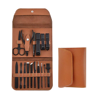 Promo Kit de 18 Pièces de Coupe-Ongles en Acier Inoxydable Durable pour Manucure et Pédicure, Ensemble de Soins Personnels
