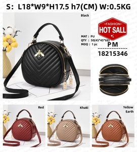 Bolsa Redonda Nova, Fashion e Atmosférica, em Cores Sólidas, Versátil, Pequena e Fresca, Bolsas Transversais - Product Image 2