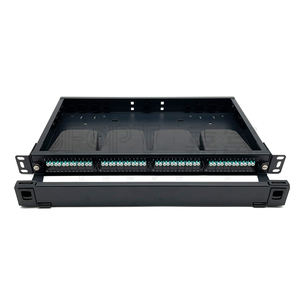 Panel de Conexión de <span class=keywords><strong>Fibra</strong></span> Óptica MPO 1U para Montaje en Rack, 4 Casetes de Plástico (4x12 Fibras), 48 Fibras Tipo <span class=keywords><strong>Fijo</strong></span> - Product Image 3