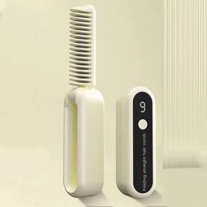 <span class=keywords><strong>Cepillo</strong></span> directo inalámbrico plegable portátil, peine de iones negativos <span class=keywords><strong>para</strong></span> <span class=keywords><strong>el</strong></span> cabello, peine <span class=keywords><strong>el</strong></span>éctrico sin daños <span class=keywords><strong>para</strong></span> cabello liso y <span class=keywords><strong>rizado</strong></span> <span class=keywords><strong>para</strong></span> mujeres - Product Image 5