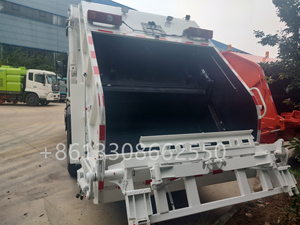 Camión Compactador de Basura SHACMAN de 6cbm y 8cbm, Camión de Basura con Cargador Trasero, Camión Compactador de Basura de Buena Calidad y Precio - Product Image 4