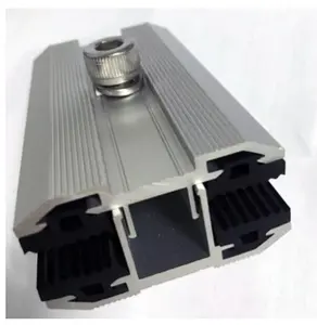 China supplier thin flm pv module solar end clamp mid clamp frameless solar panel clamp