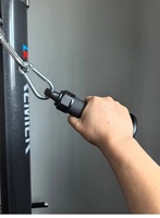 Poignée de machine à câble durable avec mousqueton, poignée d'entraînement de force ergonomique, équipement de fitness confortable