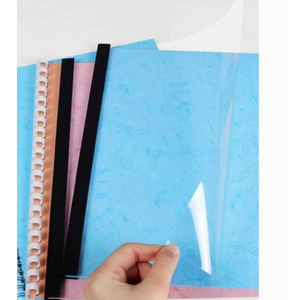Couvertures de reliure A4 en PVC, 150 microns, transparentes, colorées, brillantes ou mates, pour la <span class=keywords><strong>protection</strong></span> de la reliure à peigne ou à spirale – Vente en gros usine - Product Image 4