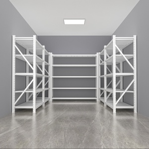 Étagères de rangement, unités de rayonnage, rayonnages métalliques, rayonnages à profilés perforés, étagères robustes - Product Image 6