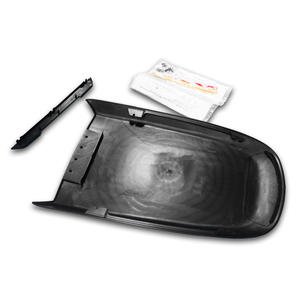 Couvre-ventilation de capot Ford Mustang en plastique noir brillant, compatible avec les modèles 2005-2014 - Product Image 2