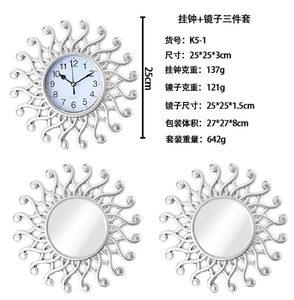 Horloge murale électronique moderne, créative et décorative, au design rétro minimaliste, avec mouvement silencieux des secondes et affichage clair, Lig - Product Image 5
