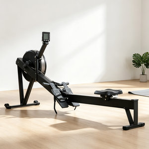 Rameur à air commercial avec résistance réglable et écran LCD pour <span class=keywords><strong>CrossFit</strong></span>, WOD, HIIT, Hyrox, entraînement cardio complet du corps, salle de sport - Product Image 2