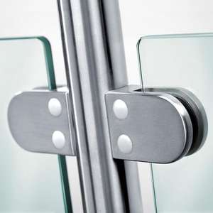 Support <span class=keywords><strong>de</strong></span> verre <span class=keywords><strong>pour</strong></span> main courante d'escalier en fer forgé d'extérieur en métal <span class=keywords><strong>pour</strong></span> verre <span class=keywords><strong>de</strong></span> 21,5 mm - Product Image 4