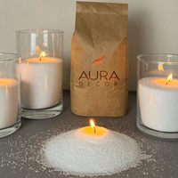 Vente en gros Bougie perlée Cire de sable à base de plantes Bougies de sable parfumées Cire pour la décoration de mariage