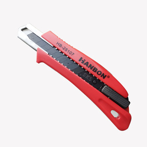 Heavy Duty Utility Knife Cutter Aluminum Auto Retractable Safety Blade <b>Box</b> With Snap off <b>Lock</b> - Product Image 5