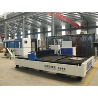 Machine de découpe laser à fibre industrielle CORAL CRL-4020A 3000W à plateforme unique, découpeuse de tôles métalliques CNC, prise en charge AI/PLT, refroidissement par eau