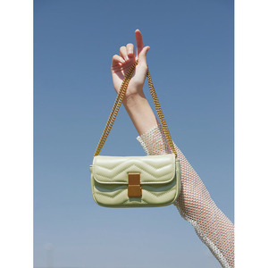 Sac vintage pour femme <span class=keywords><strong>en</strong></span> cuir véritable <span class=keywords><strong>avec</strong></span> fermeture éclair, sac à bandoulière/porté croisé, petit format carré, style preppy bohème, idéal pour l'été - Product Image 3