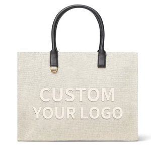 Sac en jean pour femme, logo personnalisé, sac fourre-tout en cuir PU, vente en gros, mode, grand sac pour femme - Product Image 6