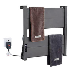 Porte-serviettes thermostatique prérempli Porte-serviettes chauffant électrique à écran <span class=keywords><strong>plat</strong></span> pour salle de bain - Product Image 5